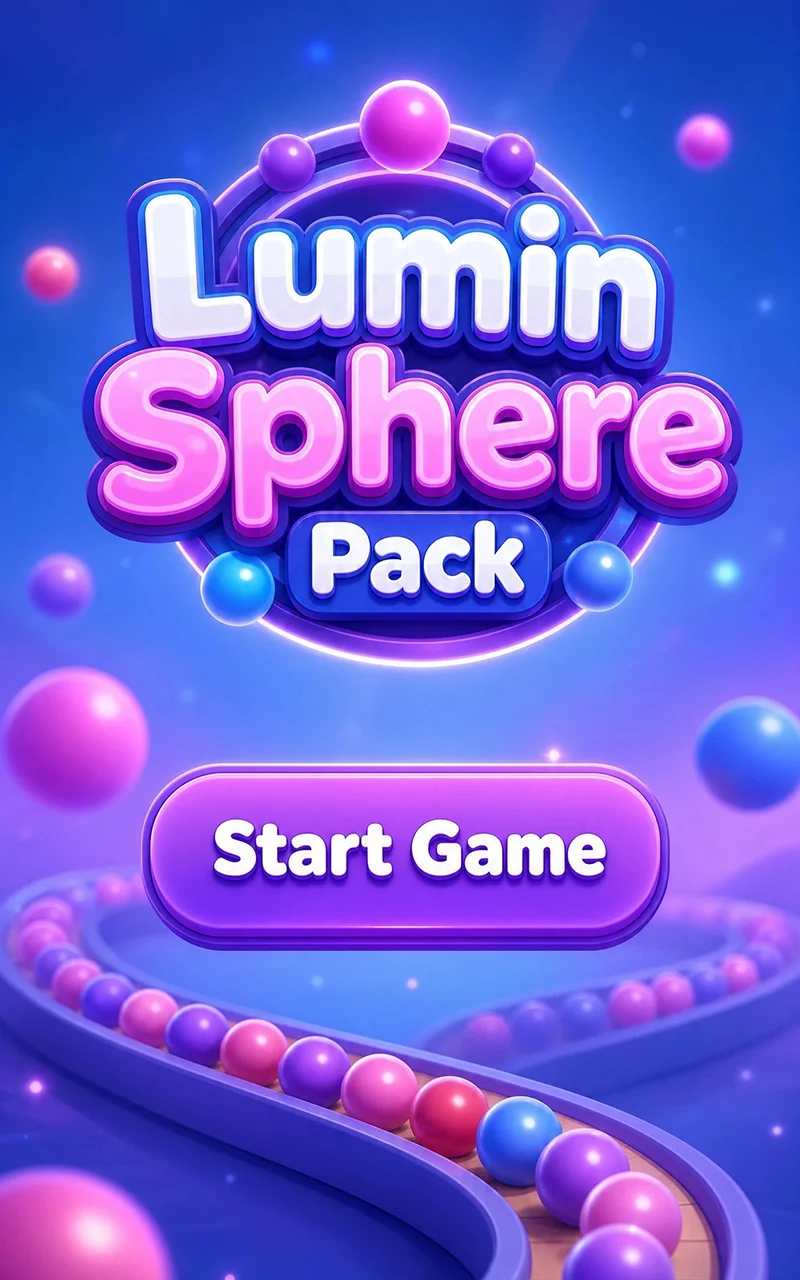 Lumin Sphere Pack level 6 - intertwined tracks and multiple paths
